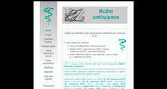 Desktop Screenshot of kozniambulance.cz